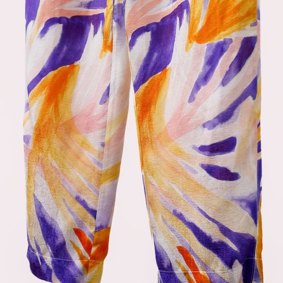 Forte_Forte 6293 Panarea Printed Silk Pant - Picture 7 of 14